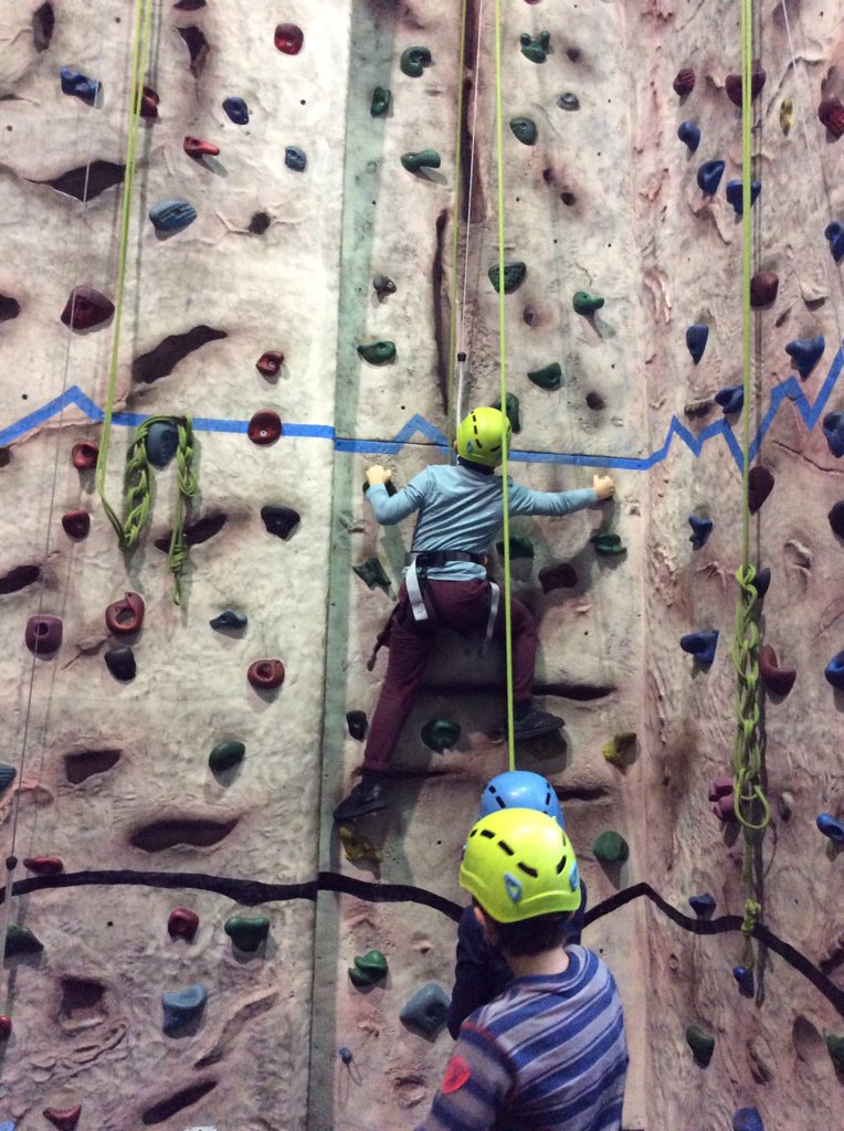 Having an amazing time climbing and caving! We have all been pushed out of our comfort zone!