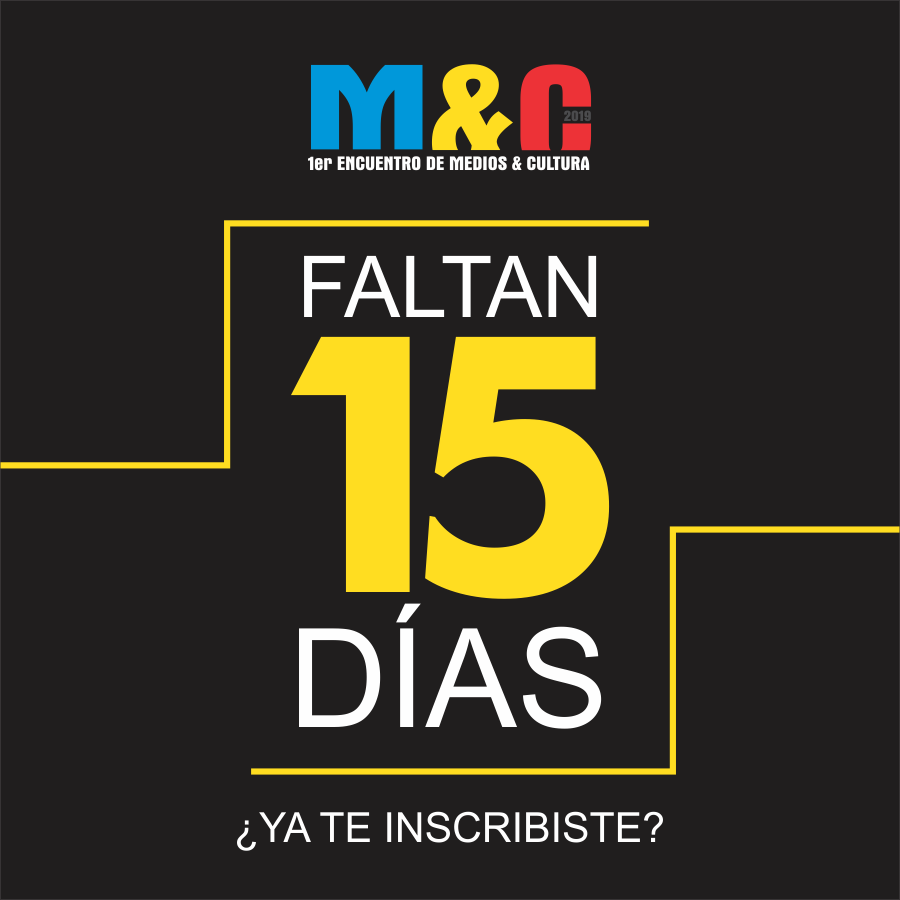 AlianzadeMedios's tweet photo. 1er ENCUENTRO de MEDIOS &amp; CULTURA - UNAB - 8 de octubre de 2019 - 8am a 12m

INSCRIPCIÓN PREVIA AQUÍ: https://t.co/VKslW449qZ

Periodistas, divulgadores y programadores encargados de la Agenda Cultural #MediosYCultura https://t.co/5DSNO5gP7i