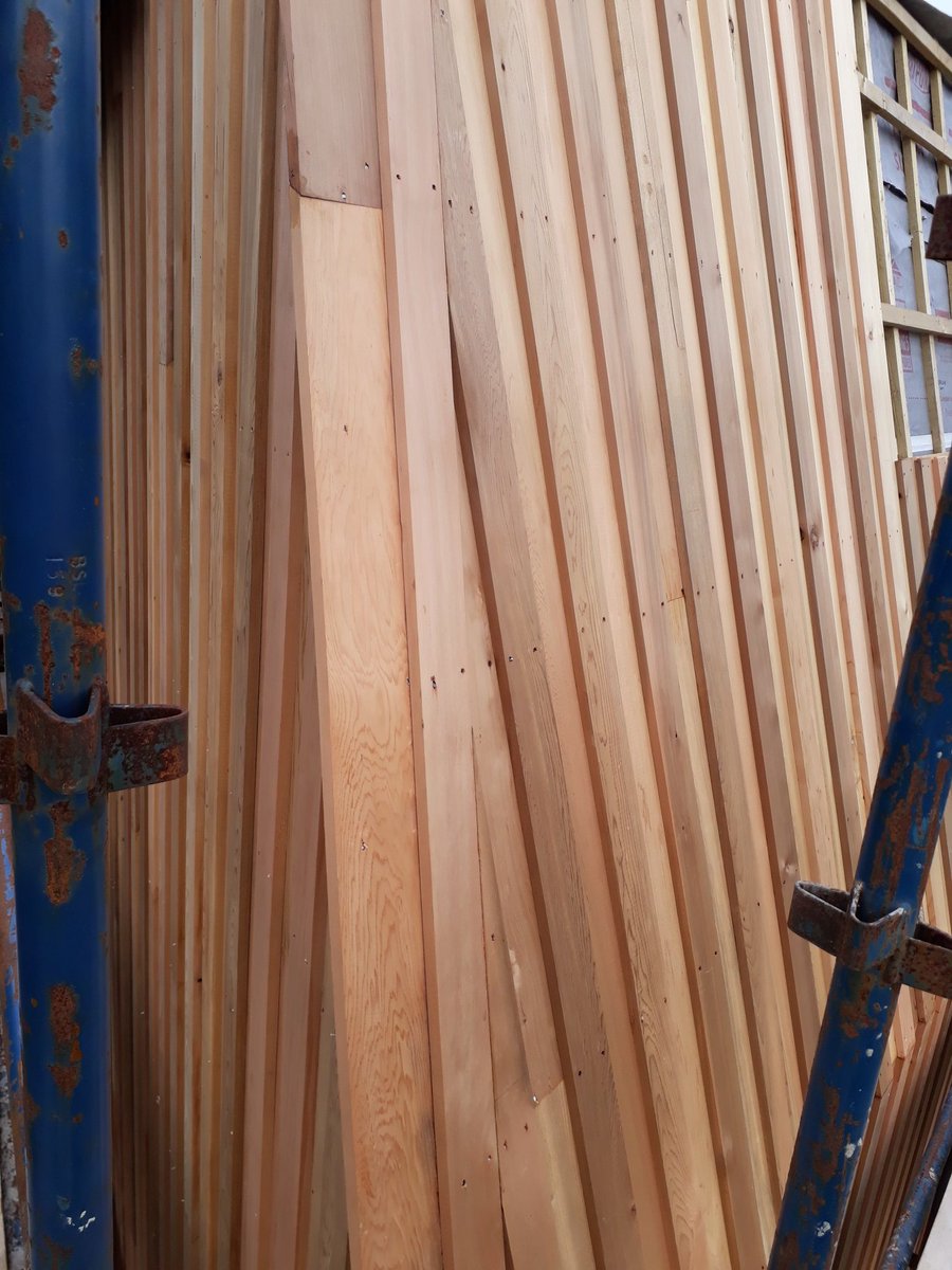 SPattersonCIL's tweet photo. I was out visiting sites today which we have recently supplied Timber Cladding to. Looking forward to seeing these projects complete. 

#timbercladding #softwood #westernredcedar #siberianlarch #charredtimbercladding #architecture #claddingdesign https://t.co/F19u3BkTwP