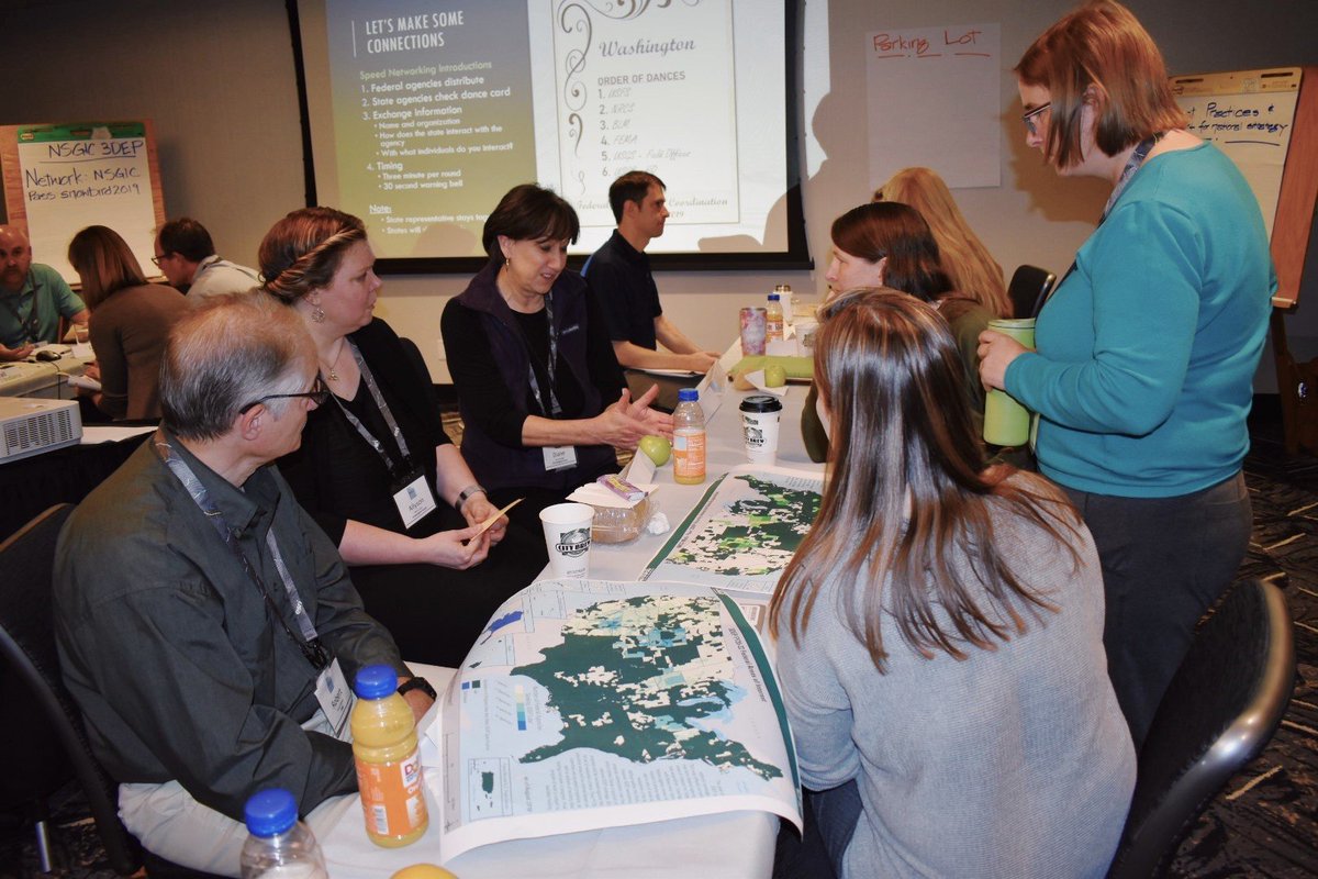 nsgic's tweet image. Kicking off Monday morning at #NSGIC19 with the 3DEP For the Nation workshop! Federal partners and states had the opportunity to get some face time and discuss strategies for ways to streamline communication for #Lidar data. #GIS #USGS