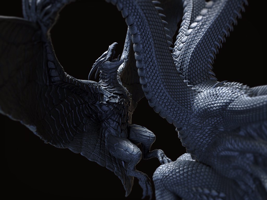 AlexValdez1992's tweet photo. #KingGhidorah Killed #Rodan - Diorama statue non scale
Sculpt, Zbrush and keyshot by Geng GI at ArtStation
https://t.co/an1iJpypf2
#Godzilla #godzilla2 #GodzillaKingOfTheMonsters #Godzilla2019 #godzillamovie #godzillastatue #monsterverse #ゴジラ https://t.co/ck5aJssX1r