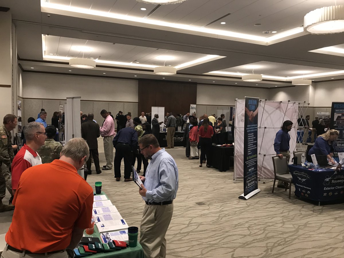 Pastides Alumni Center (@uofscalumcenter) on Twitter photo The <a href="/RecruitMilitary/">RecruitMilitary</a> Job Fair used the Alumni Center's grand ballroom to connect transitioning military, veterans and their spouses with recruiters from dozens of companies last week. 🤝 The <a href="/RecruitMilitary/">RecruitMilitary</a> Job Fair used the Alumni Center's grand ballroom to connect transitioning military, veterans and their spouses with recruiters from dozens of companies last week. 🤝