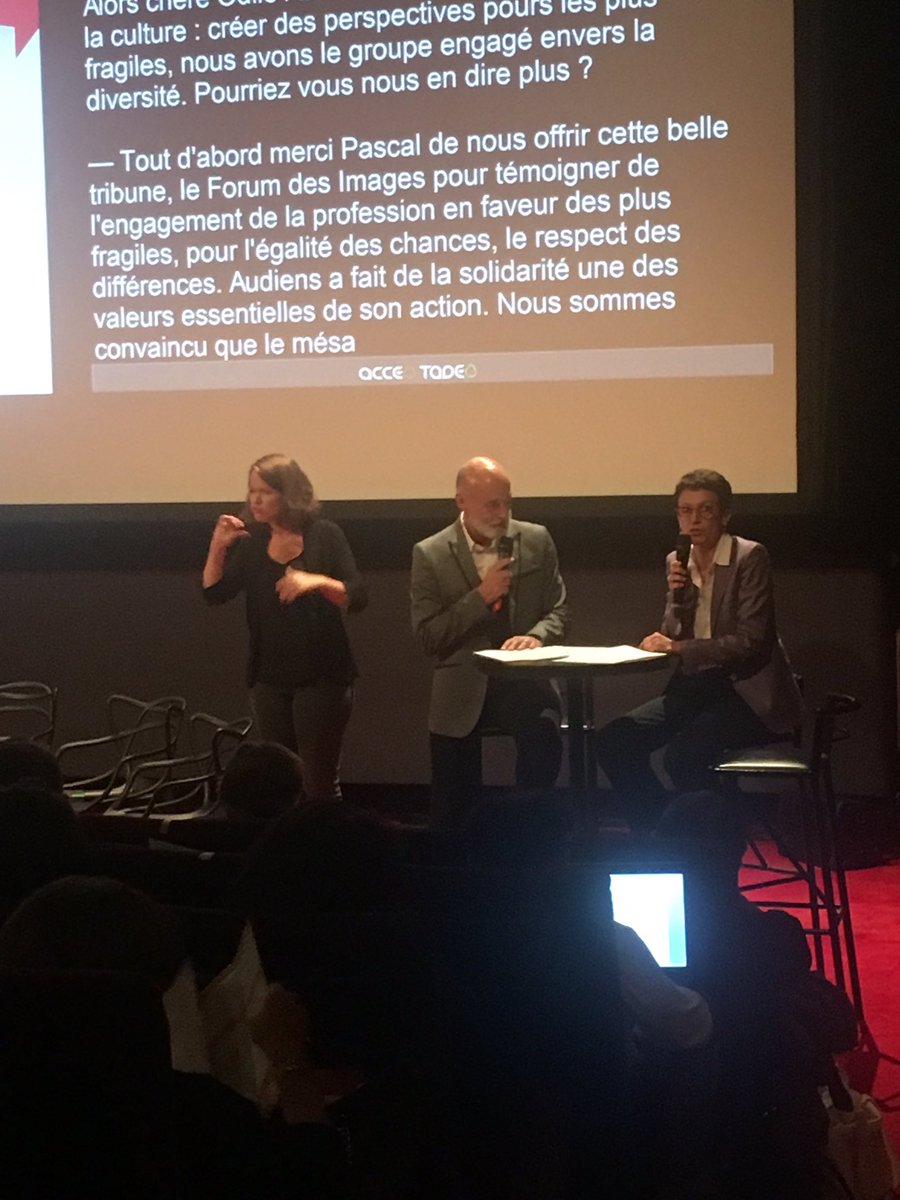 GroupeAudiens's tweet image. @TessierOdile Directeur Général : « Audiens a fait de la solidarité l’une des valeurs essentielles de son action » #VivreEnsemble #cultureethandicap #handicapemploi