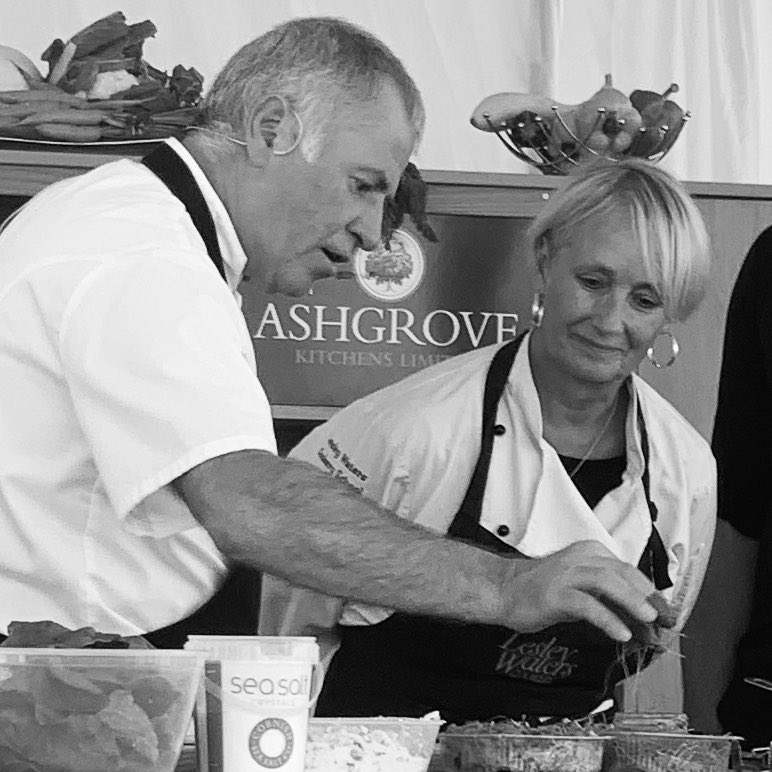 Cookery demo at #somersetcountyshow with TV chef #lesleywaters. #tauntonracecourse <a href="/visit_taunton/">Visit Taunton</a> <a href="/VisitSomerset/">Visit Somerset</a> #cheftimzekki #wiveliscombe