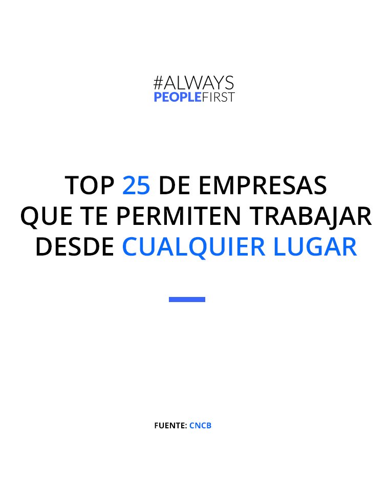 xescales's tweet photo. El trabajo remoto es un beneficio deseado por muchos profesionales. Aquí tenéis 25 empresas que se posicionan al respecto. #AlwaysPeopleFirst

https://t.co/uJcCMUSWm5 https://t.co/ddfTJsAIWX