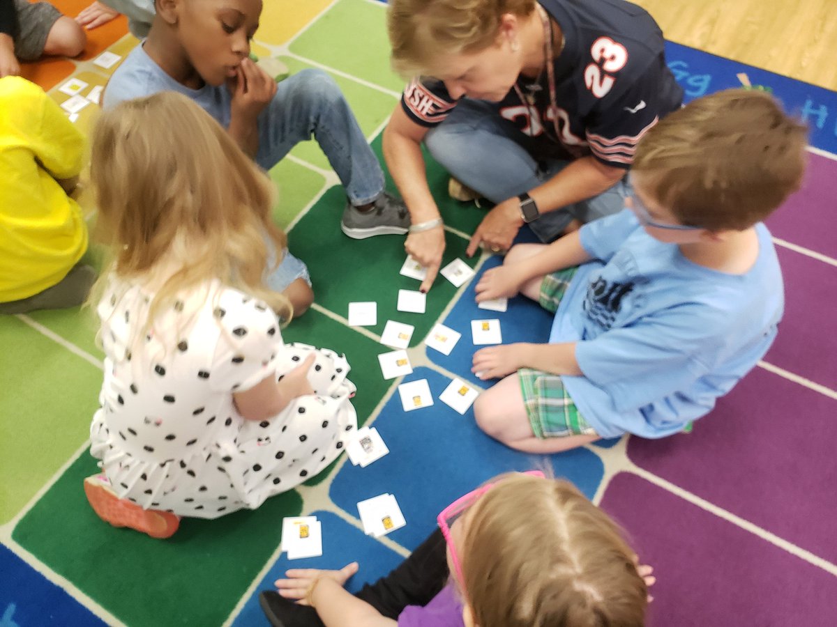 LowellReads's tweet photo. Matching call numbers and book spines with a memory game this morning! https://t.co/Qbi6tNWtmB