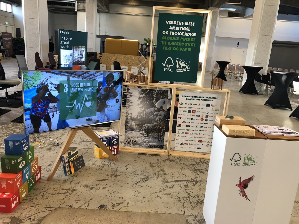 FSCDanmark's tweet photo. Ready for furniture and design fair in Copenhagen tomorrow! Focus on #FSC’s contribution to #SDGs and the role of public and private procurement in setting clear requirements for #responsible #wood #dkgreen #sustainabledesign https://t.co/pQR0Wu3vB4