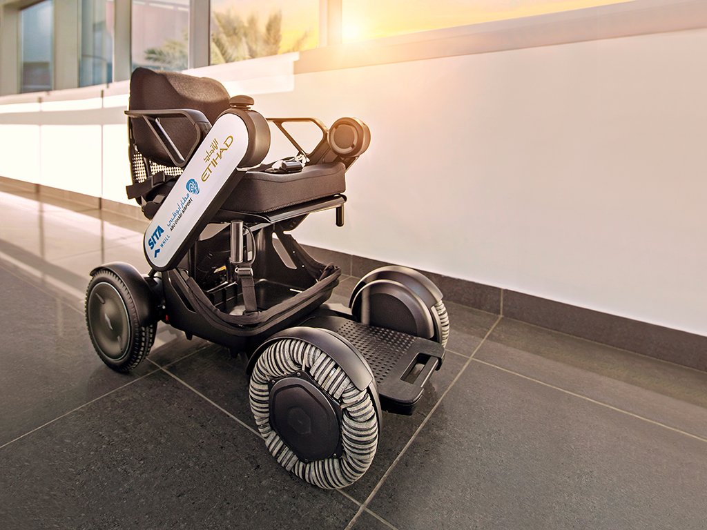 malik_mohit's tweet photo. SITA has partnered with @EtihadAirways, Abu Dhabi Airports, and @WHILL_US to conduct an autonomous wheelchair trial at @AUH, allowing #pax with restricted mobility to navigate easier through the airport. https://t.co/YDegrxHmOP https://t.co/Hr6drkUYbK