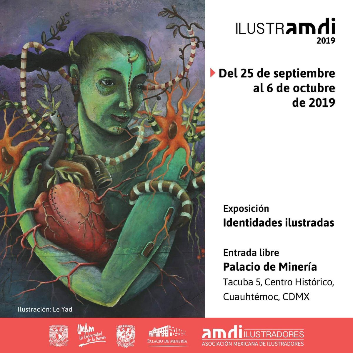 Yadira_Grafica's tweet photo. ¡Este Miércoles 25 de septiembre comenzamos #ILUSTRAMDI2019!
Programación general en:
https://t.co/OJ6gOc3YbS
#LenguasIndigenas #LenguasMaternas #exposocion #amdilustradores #OrgulloAMDI https://t.co/p2RCG9A9Dj