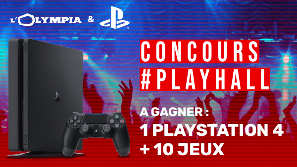 OLYMPIAHALL's tweet photo. Concours #PlayHall ๐ @PlayStationFR est partenaire de L'Olympia !
Des PlayStation 4 vous attendent dans la salle ๐ฎ Et dรจs maintenant, tentez de gagner une console ainsi que 10 jeux en vous inscrivant ici โก๏ธ https://t.co/v8avM4IrR9
TAS d'un(e) gagnant(e) le 01/10. https://t.co/YFCojeK6Iu