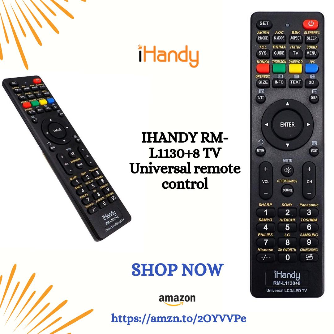 IhandyT's tweet photo. Guaranteed to work all TV brands.
Famous Brand Setting:hold the corresponding brand button to set famous TV brand.
SHOP NOW on Amazon: https://t.co/oSr4A5j2Je
#remotecontrol #huayu
#universal #perfect #replacement #stb
#device #tv #europe #rc #IHANDY #technology #tech #innovation https://t.co/oarnfrjVnI