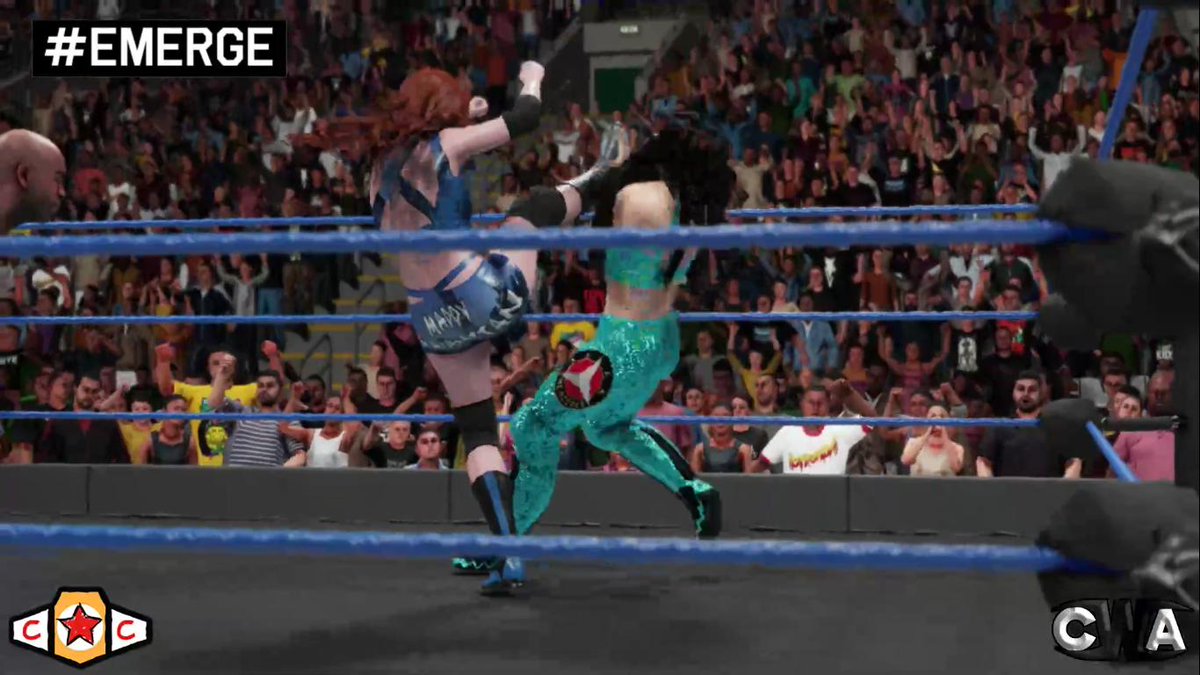 MaddyManhattan's tweet photo. Last night on #Emerge, @THEMERCEDES215 debuted against me and gave me a fight I usually get from the more seasoned women in this division. I love it when even newcomers know how to bring it! Can't wait to see what else our division is bringing tonight on #RagePro! #HereIAm https://t.co/cr2MPOcyOC