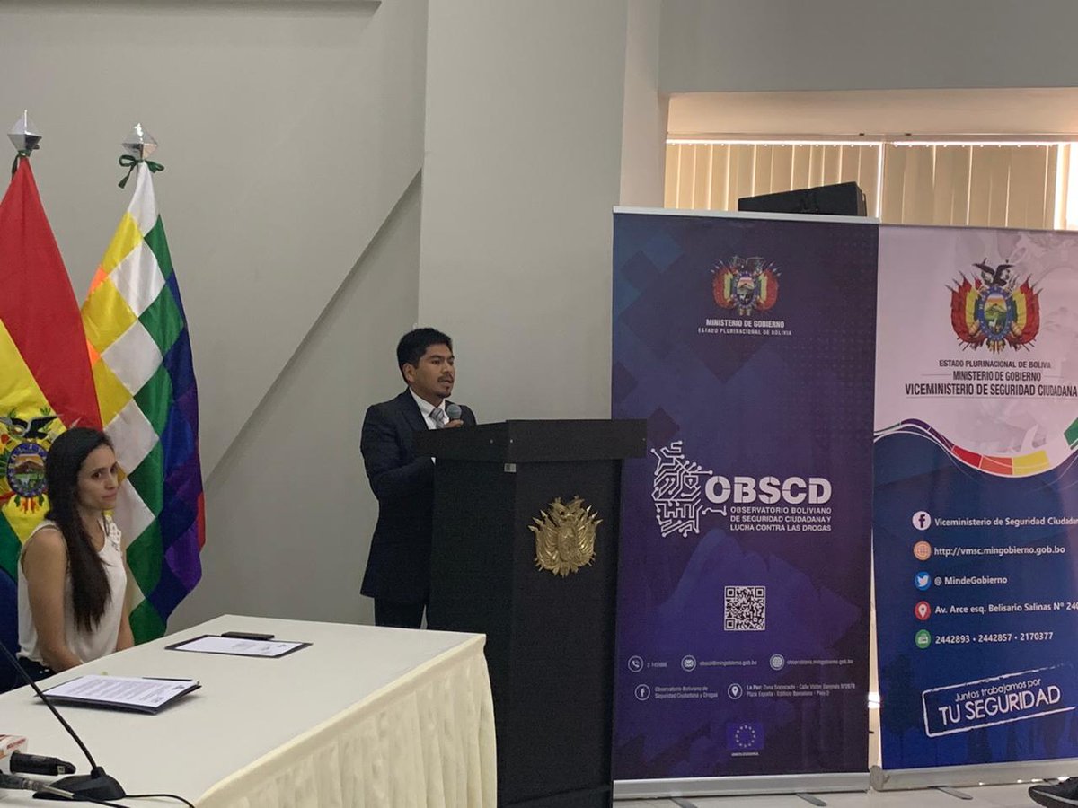 MindeGobierno's tweet photo. #HoracioCalle, Jefe de Misión de la @OIMSuramerica: "Debemos resaltar el gran compromiso que ha asumido el Estado boliviano contra la trata de personas. A partir de la Ley 263 el Gobierno ha tomado acciones para luchar contra estos delitos." https://t.co/KSqvFUJ0Da