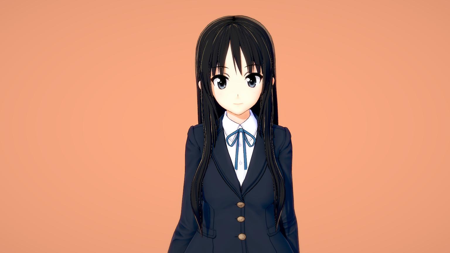 たっきぃ けいおんの秋山澪 試作 この子 難しいね 正面から見たとき髪が薄いというかペターとしているイメージなのだがこれだと若干後ろ髪が高いんだろうな なお けいおん シリーズは秋山澪しか作らないです コイカツ