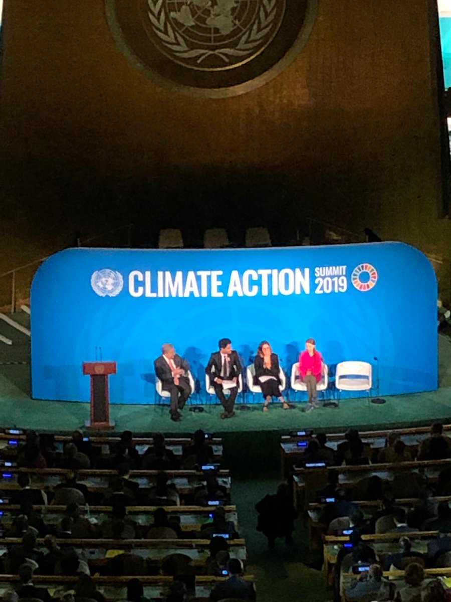 territoricat's tweet photo. El #conseller @damiacalvet i la secretària @martasubira assisteixen a la #ClimateActionSummit de Nova York, on participen els principals líders polítics mundials https://t.co/yF5cnSgVjt