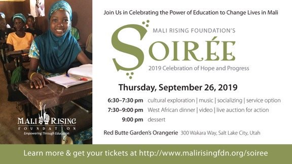 Malirising's tweet photo. Only 12 tickets left for this amazing chance to celebrate with great people,enjoy a West African inspired dinner, and support our students! Tickets are $50 and going fast: https://t.co/53dO0q78n3 #celebrate #educationmatters #dogood https://t.co/10w9nWwH65