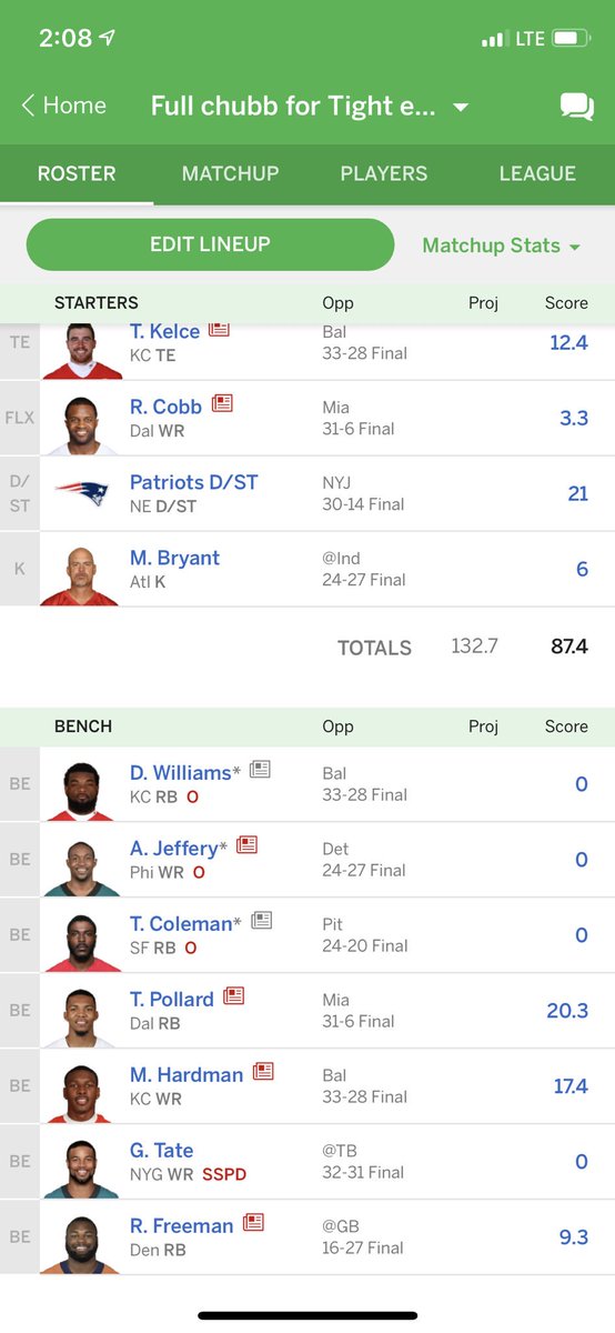 _Marc_E_Marc_'s tweet photo. @Jeff_Mans @SiriusXMFantasy @FantasyGuruSite 0-3 after this weeks loss. What do I do with diggs?Should I try to move Zeke for two starters? https://t.co/XIZxt5E3BF