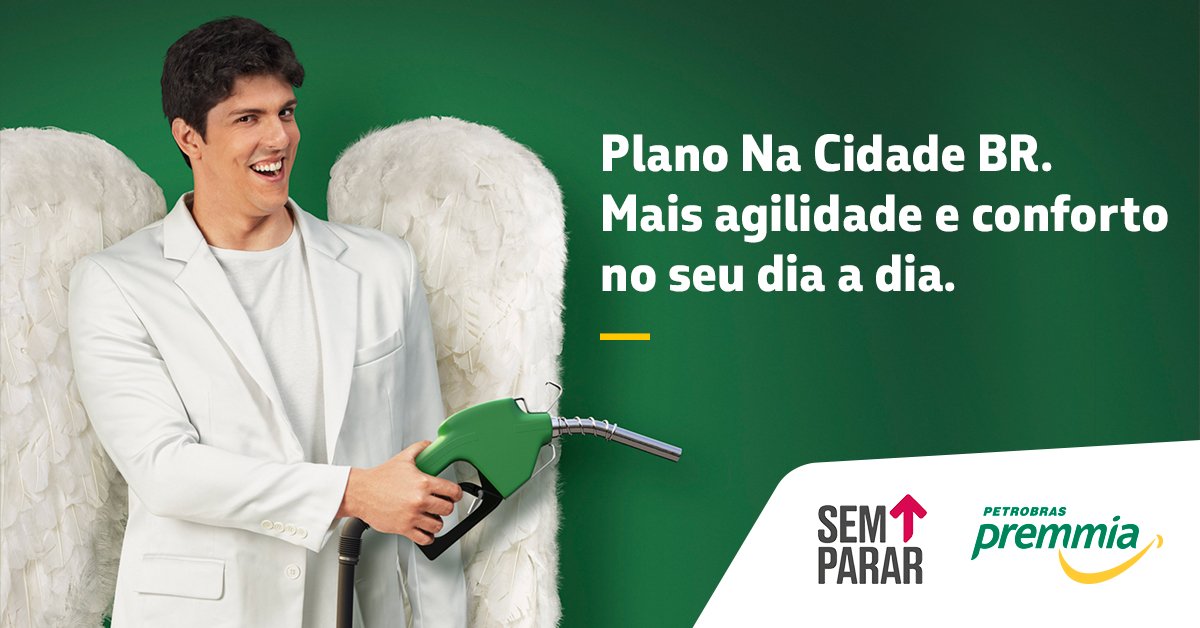Ganhe 2 meses de mensalidades, desconto para abastecer por 60 dias e ainda pontue até 4x mais no Premmia. Conheça o plano Na Cidade BR, do Sem Parar.

Saiba mais em: bit.ly/premmiasemparar