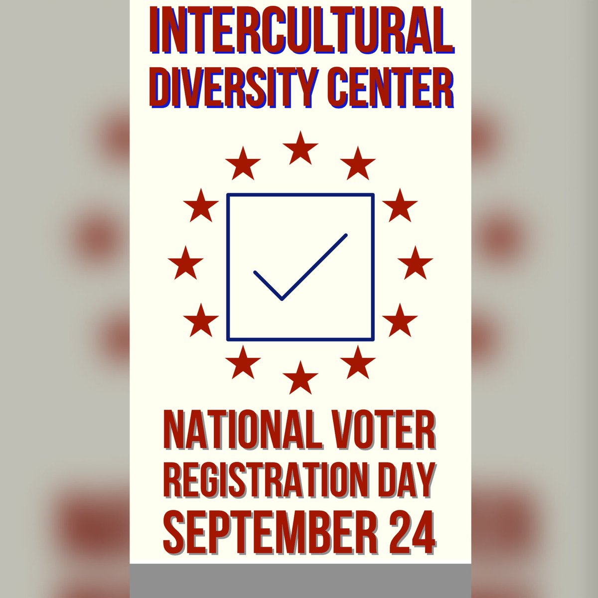 On tomorrow, Tuesday, September 24, we will be tabling for National Voter Registration Day. Come see us in the ferg from 1-3 and make sure you’re registered to vote. #thisstudentvotes