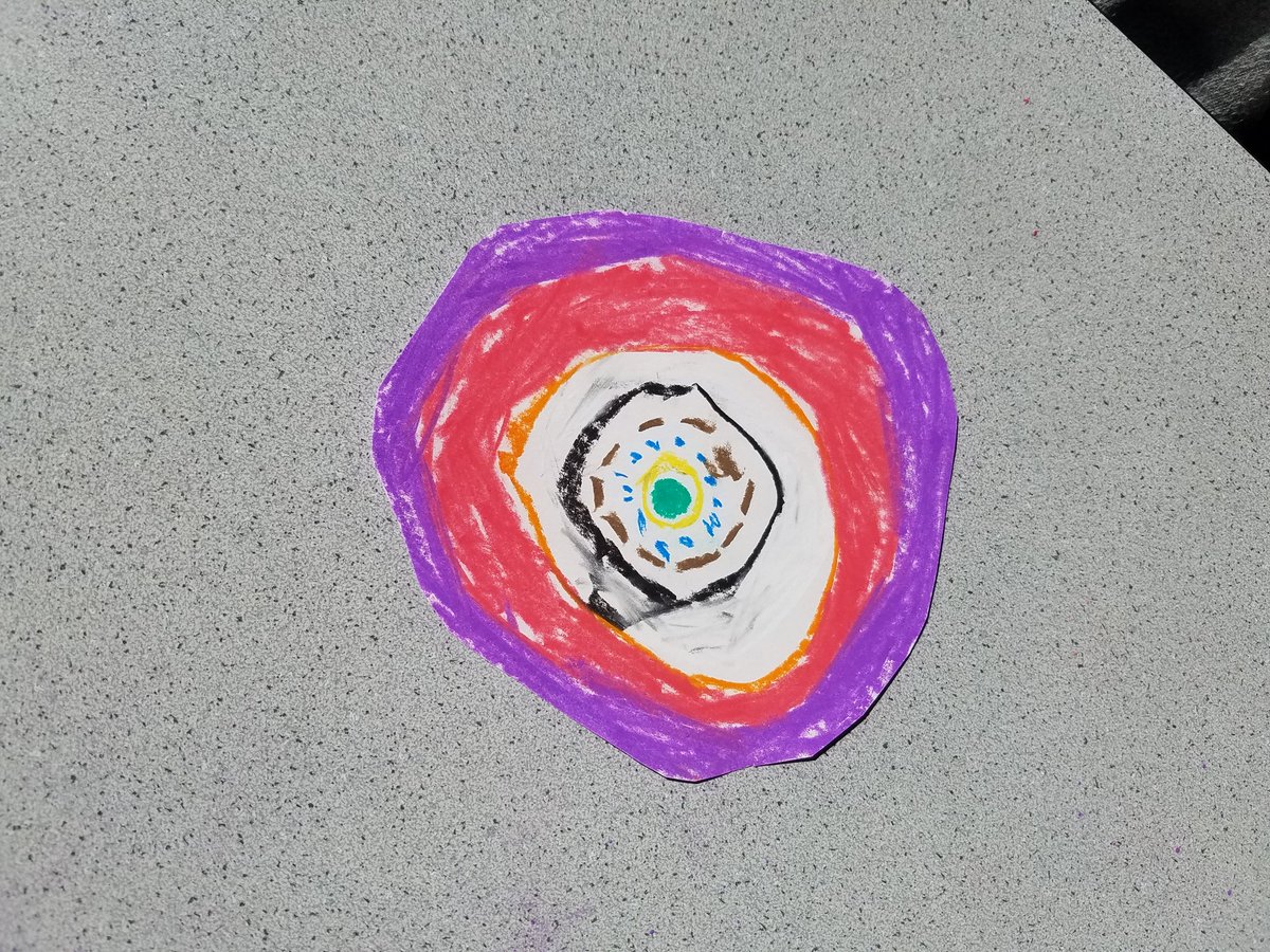 Finishing up with our last day of the dot project! Students loved listening to The Dot and creating their own dots, just like Vashti! <a href="/MPEScougars/">Manassas Park Elementary School</a> 
#dotday #elementaryart #art #artclass #artteacher