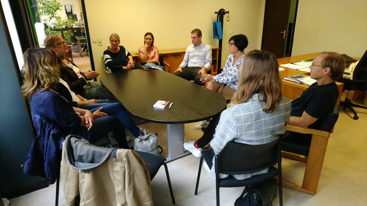 ProjectVITAE's tweet photo. Starting our last Transnational Meeting. This has been the first day. We had a meeting with the principal of TA DE Wijzer. We had lunch made by the students of the school. We really appreciate it. Then we started the activities to conclude our Vitae Project https://t.co/SyzXil6uTc