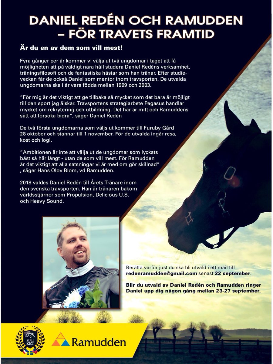 stallzet's tweet image. Kollade igenom ansökningarna nyss eller scrollade.... ruggigt nöjd med att så MÅNGA ungdomar vill detta. #framtid #Ramudden #StallZet #TeamRedén ☀️☀️☀️