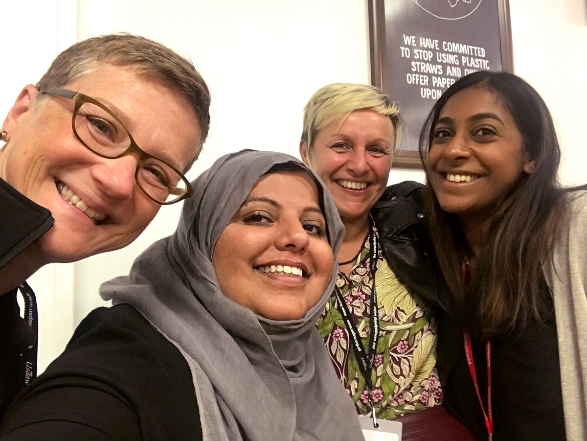 shaistaAziz's tweet photo. Here at #Lab19 discussing Internationalist feminist solidarity @SangeethaNav @anneqy @LucyCaldicott #worldforthemany #patriachyforthenone https://t.co/zIBMzYUoOD