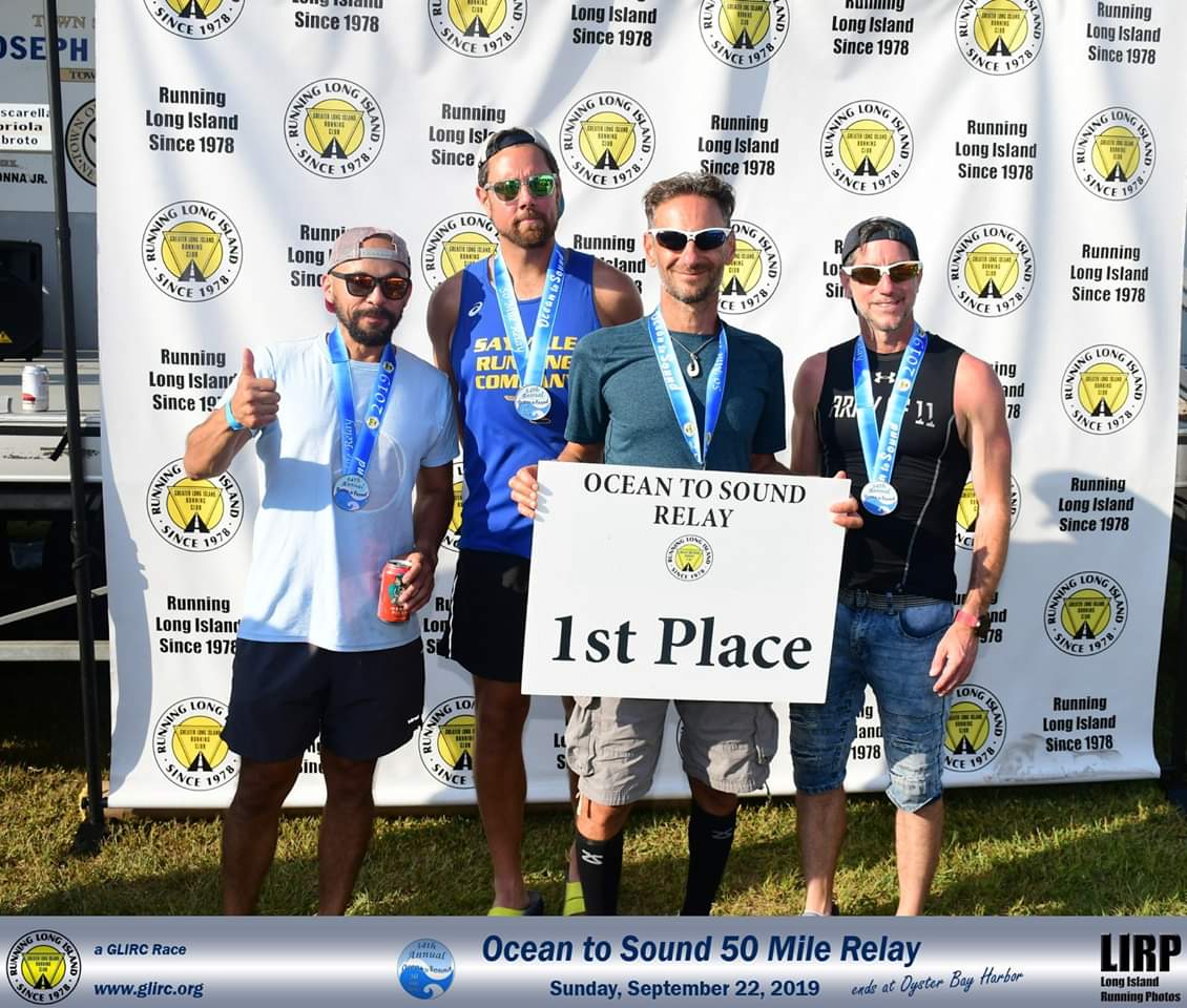 SmithtownRunCo's tweet photo. Let's talk about yesterday. Thank you @runglirc & volunteers for another successful #BethpageOTS Relay
Highlights:
-Men's Open teams placed 1st & 5th
-Men's Masters team 1st
#SmithtownRunningCompany #SayvilleRunningCompany #RunSRC #RunLI #RunBigShopSmall #RunLocal https://t.co/QDbvxUdmDF