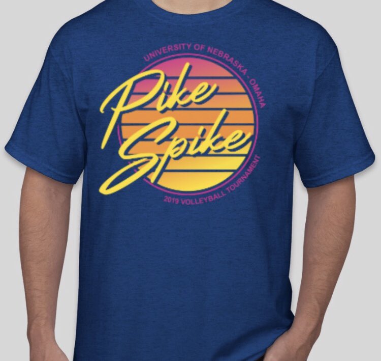 UNOpikes's tweet photo. Didn’t get a Pike Spike shirt? No worries we are doing a reorder! Link below only $10 each, proceeds will be donated to @UNO_DM 🏝🏝🏝

https://t.co/EWUTSVivm0 https://t.co/iTJ2n8XQG9