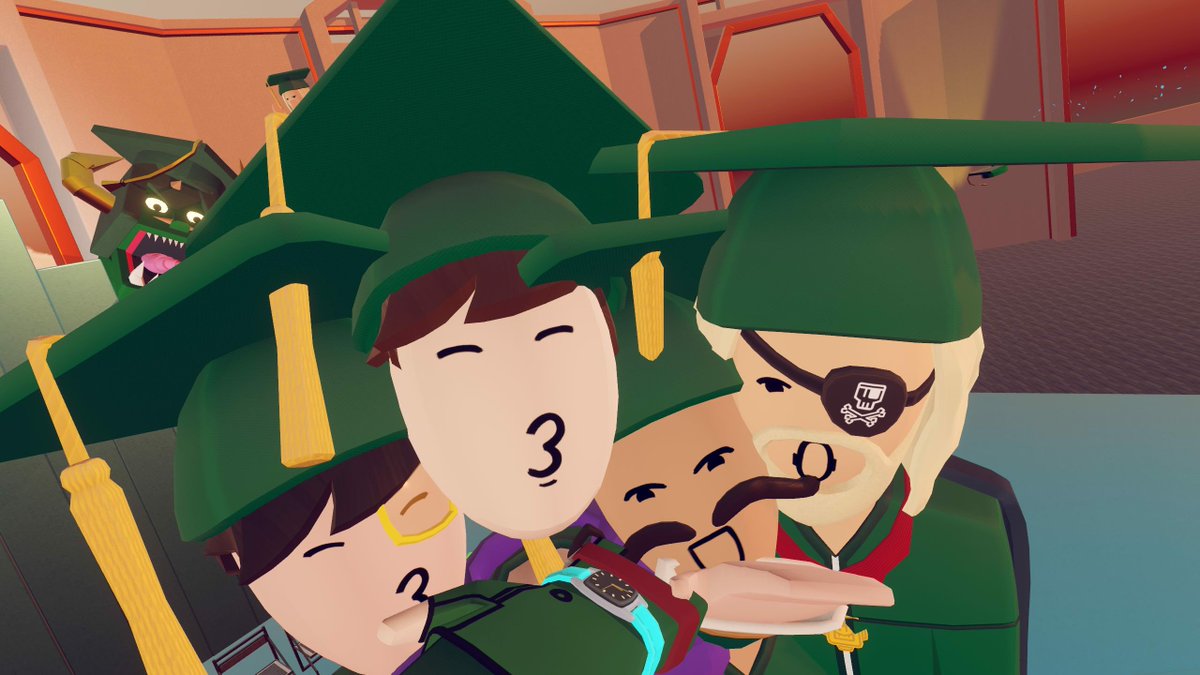 RRCreativeClub's tweet photo. Congratulations to the MakerPen BootCamp of 2019 for completing a 6 week course! Now go make some epic experiences! The next camp will be in December. #recroom #recroomvr #makerpenclass #creative #art #graduation #creative #gamers #gamevr #vr #ios #screans https://t.co/Pdn4pgHVgH