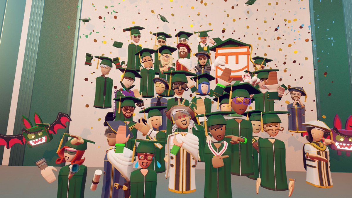 RRCreativeClub's tweet photo. Congratulations to the MakerPen BootCamp of 2019 for completing a 6 week course! Now go make some epic experiences! The next camp will be in December. #recroom #recroomvr #makerpenclass #creative #art #graduation #creative #gamers #gamevr #vr #ios #screans https://t.co/Pdn4pgHVgH