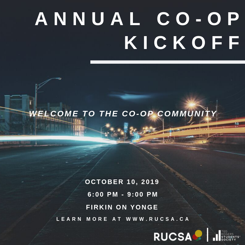 Introducing our Annual Co-op Kickoff event, where we bring together newly admitted co-op students to socialize and connect with alumni, faculty and industry professionals. 

Register here: eventbrite.ca/e/rucsa-annual…

Learn more at rucsa.ca.