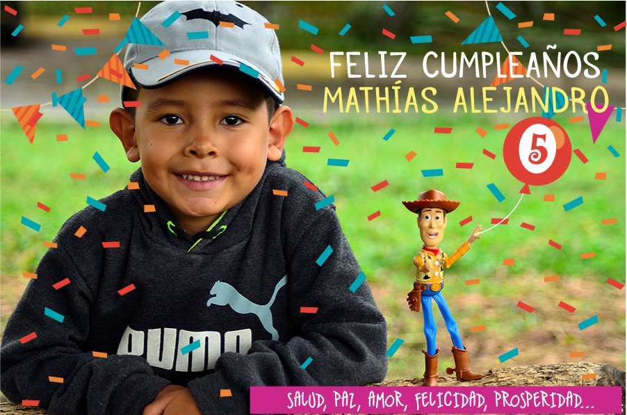 visiontorres2's tweet photo. ¡Hoy es un gran día!, cumple 5 años mi querido sobrinito Mathias "Chispa"... ¡un gran abrazo lleno de mucho amor, mil bendiciones! ¡Feliz Cumpleaños!
#toyografo #juguetes #airelibre #Disney #Pixar #woody #toystory #Venezuela #mathiastorres #celebracion #amor #visiontorres https://t.co/Q2uH8pO86I