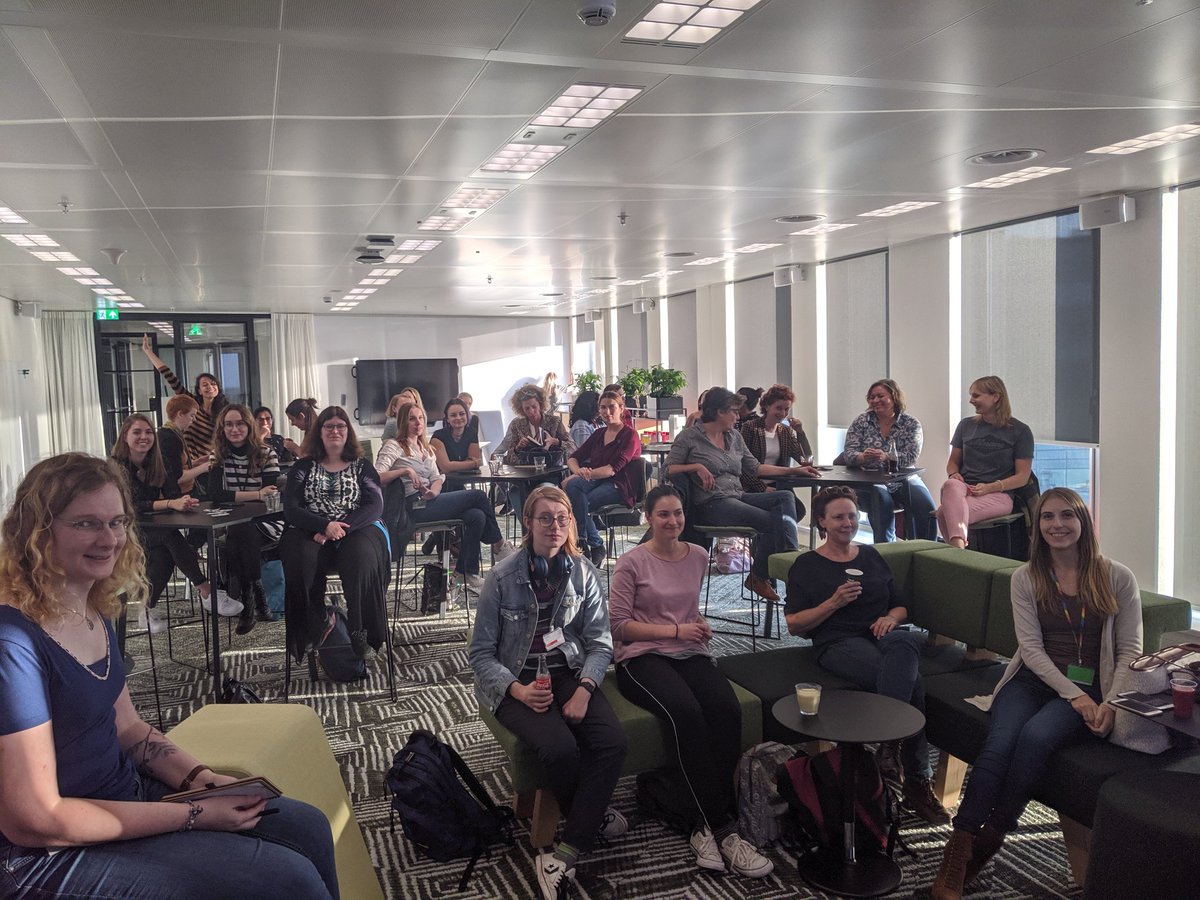 30+ attendees... So amazing 🤩✨ #womenintech