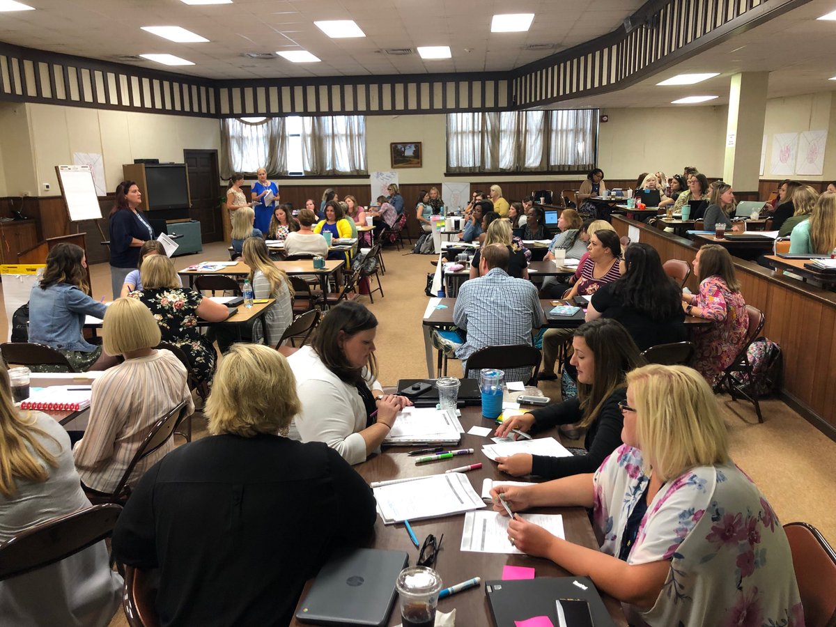 cacoppinger's tweet photo. HCS Elementary Anchor Teachers learning together! https://t.co/NunfnPsHT2