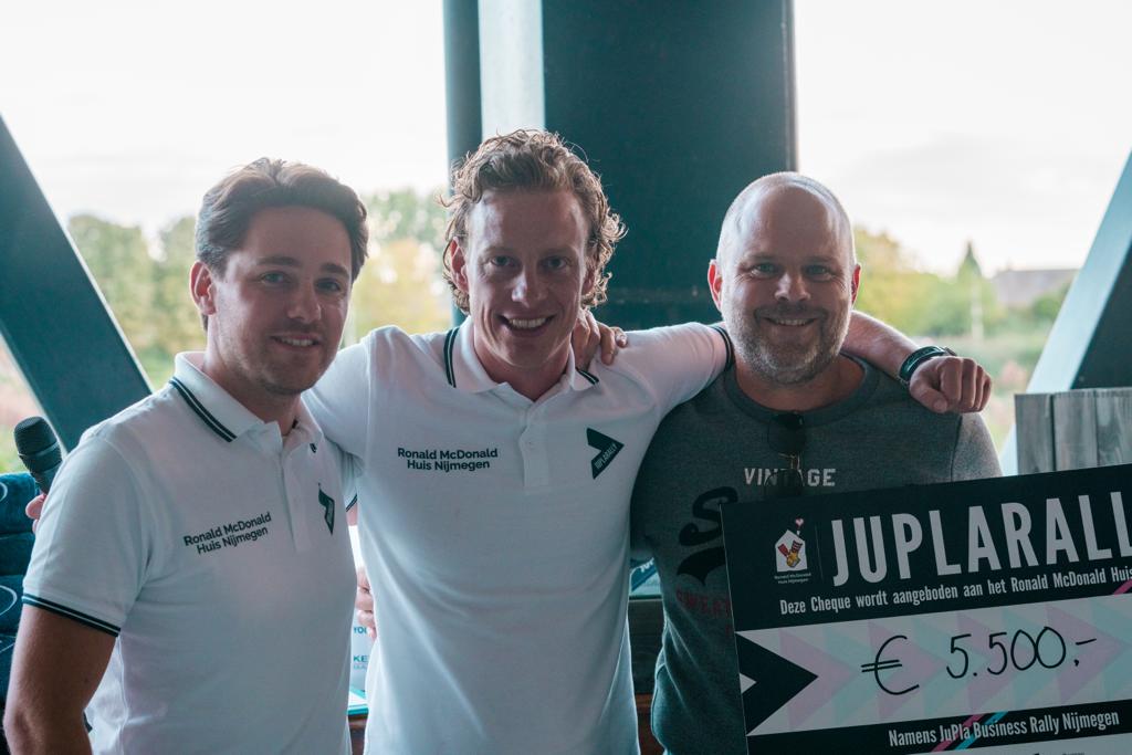 Begin deze maand was alweer de negende JuPla Rally voor Huis Nijmegen! Ook dit jaar was het een groot succes met een recordopbrengst. Maar liefst € 5.500,- haalden de 114 deelnemers samen op. Dit is een prachtig bedrag. Bedankt aan alle deelnemers!