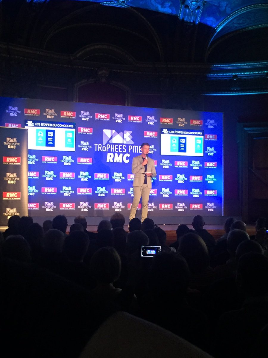 Le <a href="/palaisbourse/">Palais de la Bourse Lyon</a> reçoit les #tropheespme #rmc 
Un nombre de candidats record cette année.
Très belle soirée