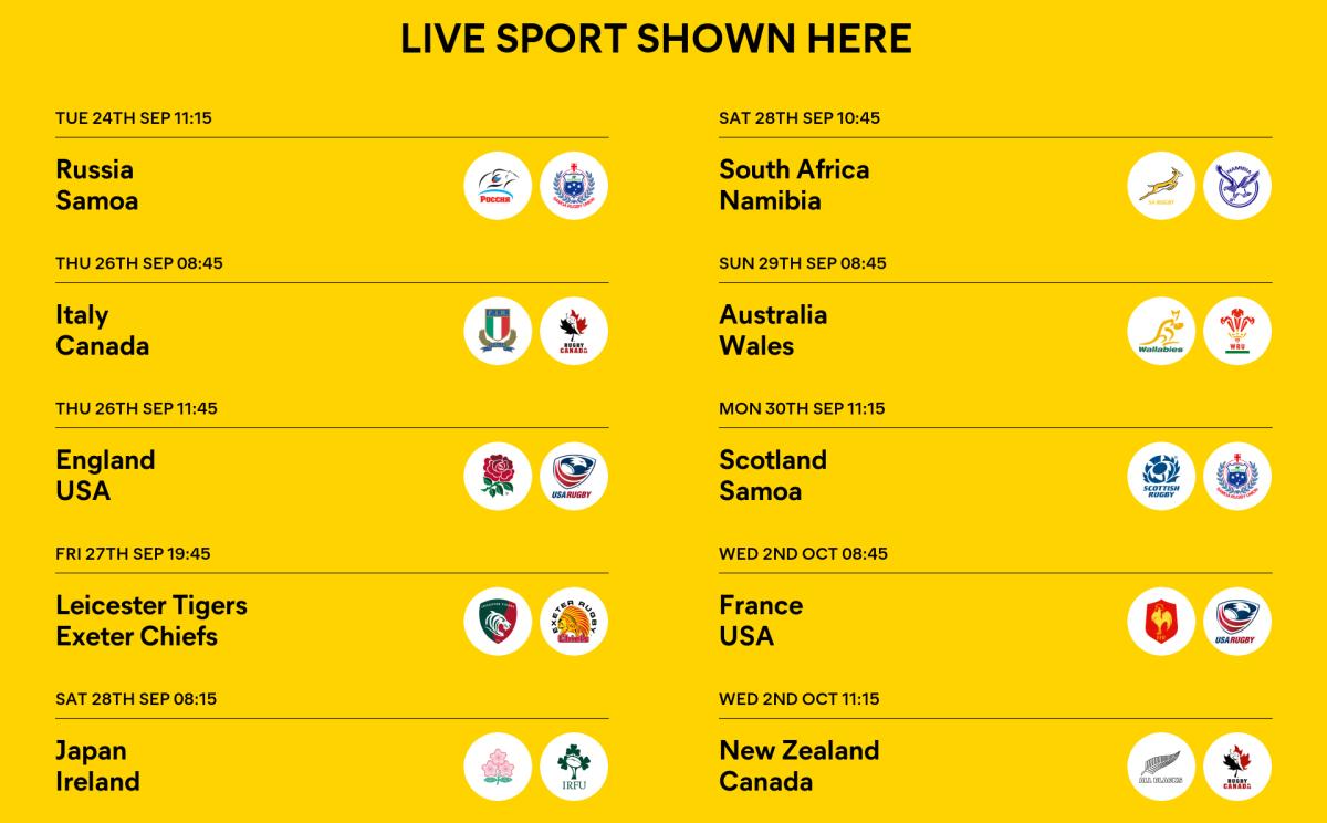 Rugby World Cup is LIVE and we are showing all the matches at London Marriott Hotel Twickenham!

Come and joint us with Special Breakfast offers!
matchpint.co.uk/view-side-step…
