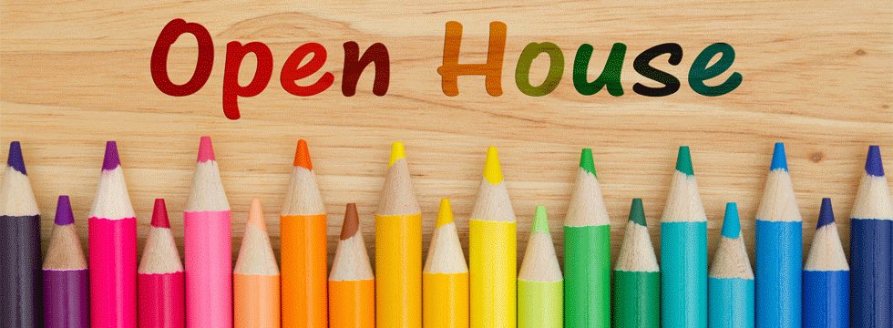 Open House tomorrow Tuesday September 24! 5:30-6:30pm see you there!