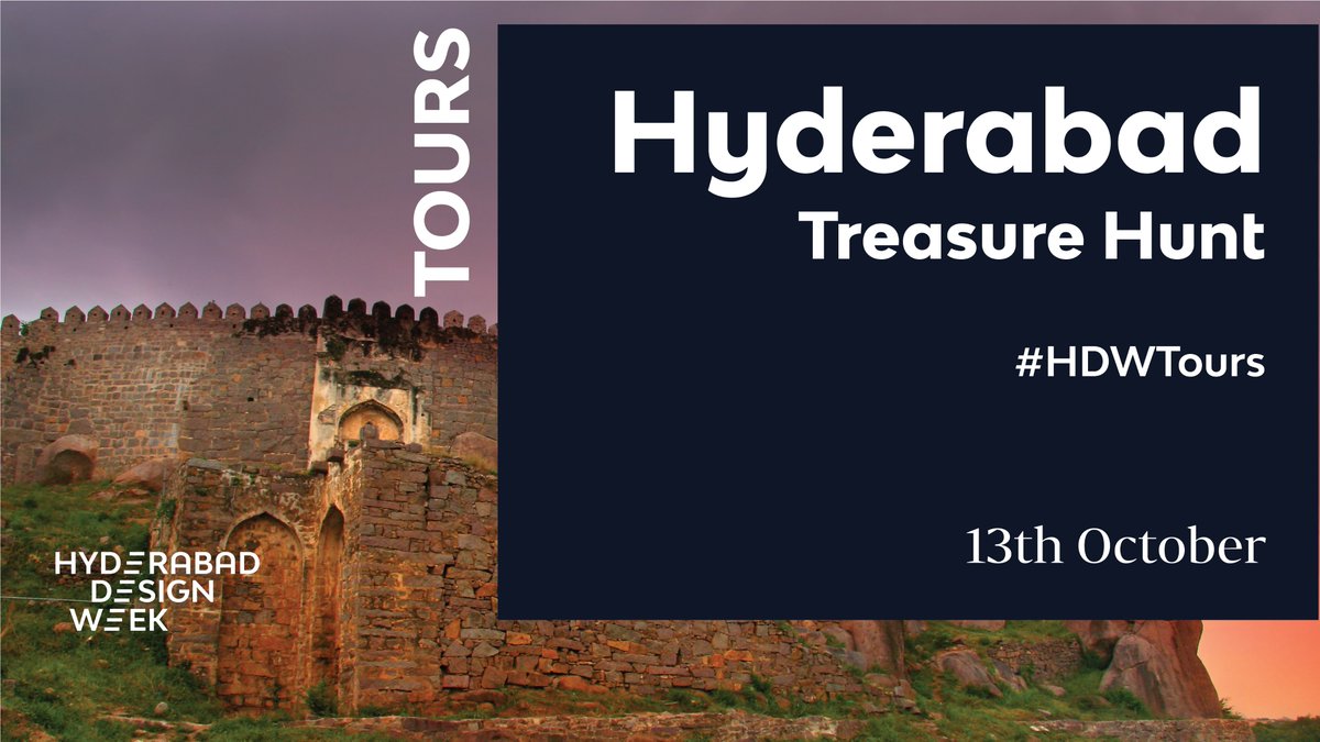 #HDWTours: Discover Hyderabad through a treasure walk of the city's nooks&crannies!

#HDW #DesignWeek #HumanisingDesign #GovtOfTelangana #Hyderabad #Design #hyderabaddesignweek #WorldDesignOrganisation  #designforchange #hyderabaddesignweek2019 #HDW #designconference