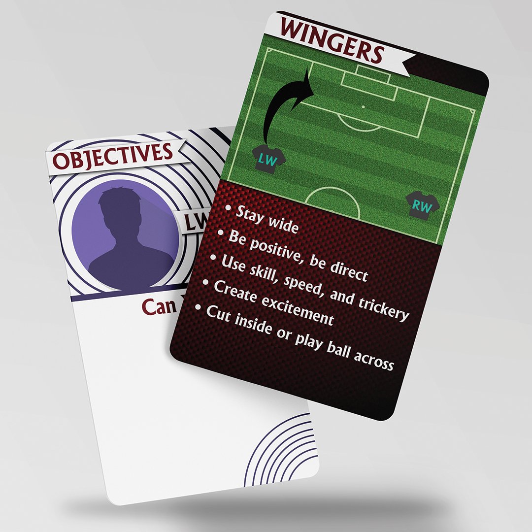 Player help cards anyone? Great extra #coaching tool to teach players. Dry eraser pen friendly ⚽👌🏼 #coach #grassrootsfootball