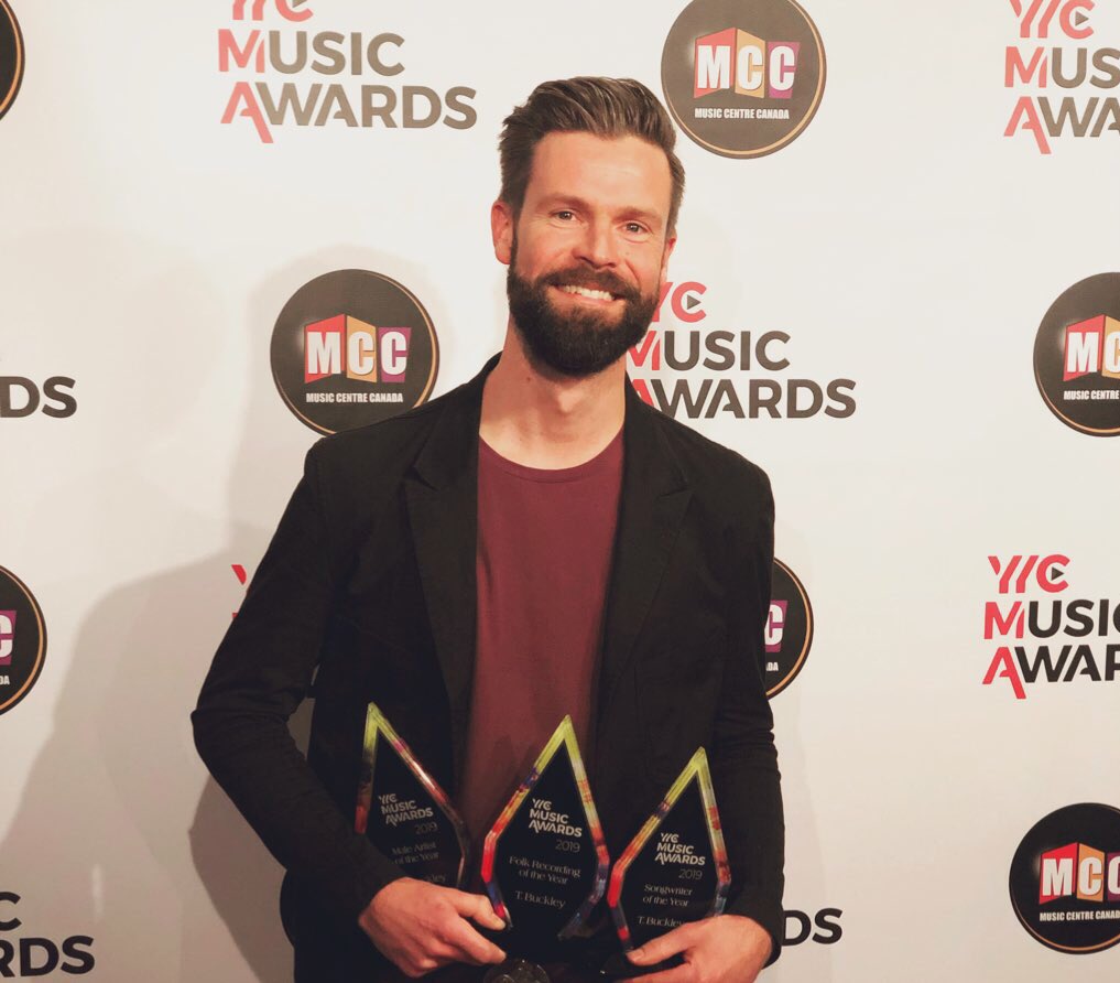Honoured to win Male Artist, Folk Recording and Songwriter of the year last night at the <a href="/YYC_MusicAwards/">YYC Music Awards</a> !
