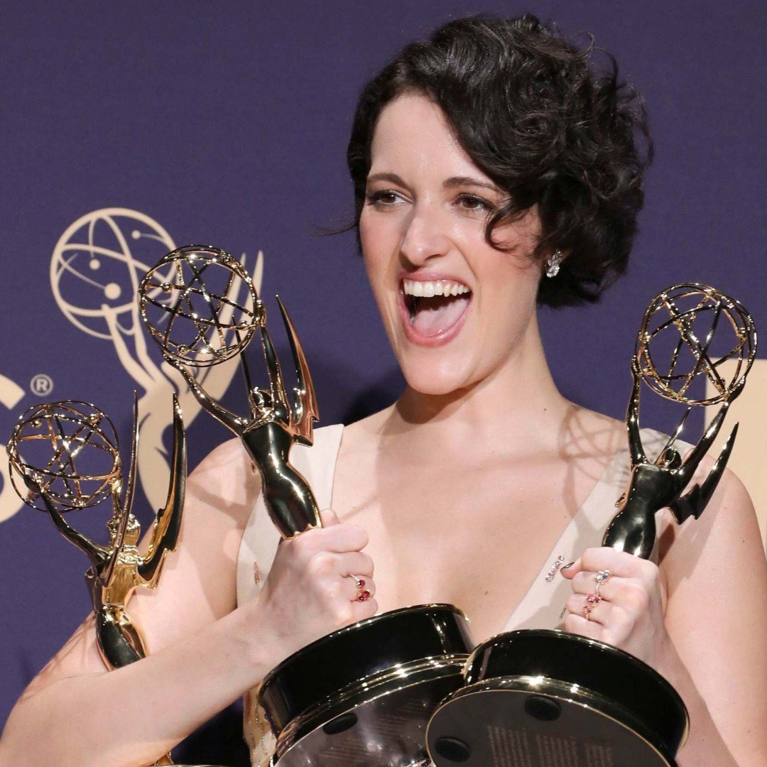 And the winner is... #Fleabag #Emmys #PhoebeWallerBridge 🏆