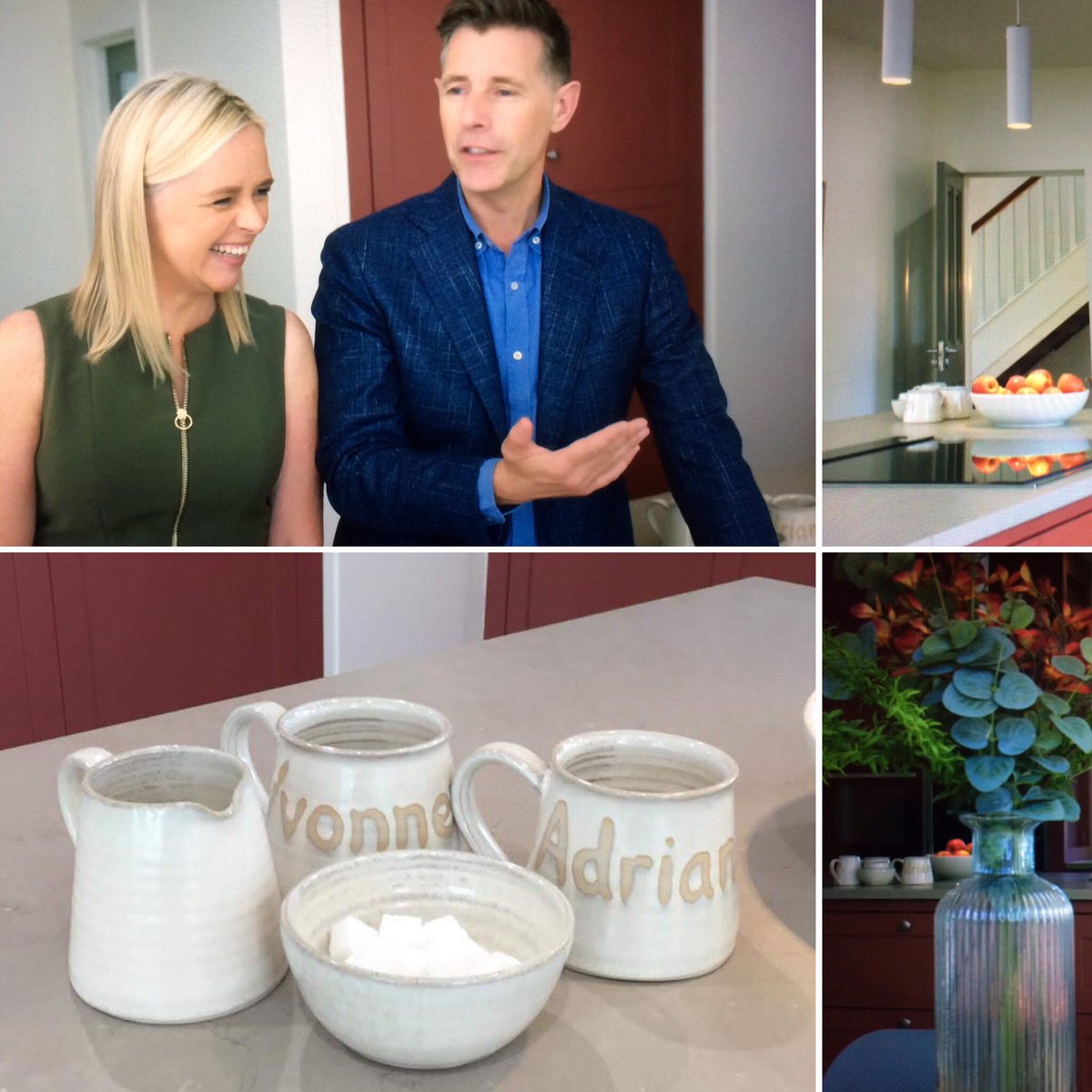 dunbeaconpotter's tweet photo. Delighted to see some #dunbeaconpottery on #roomtoimprove last night. #supportirishcraft #irishhandmade https://t.co/YrxvDicUSg