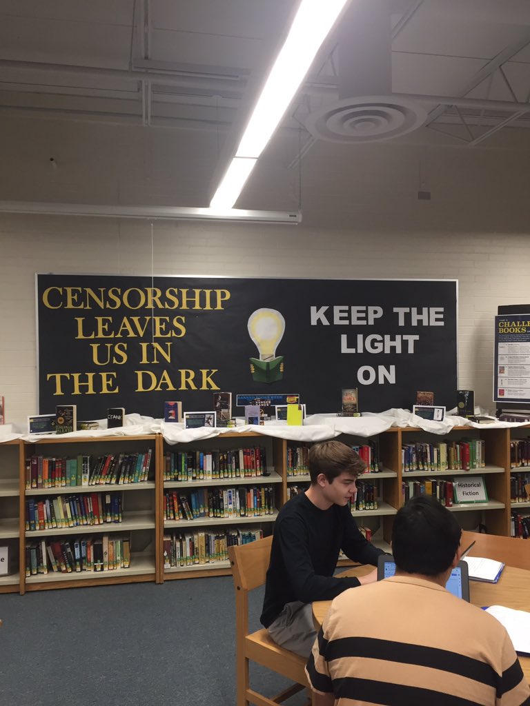 bhslrc's tweet photo. Banned Books Week Sept 23 through Sept 27. https://t.co/kNwCKhu2Ct