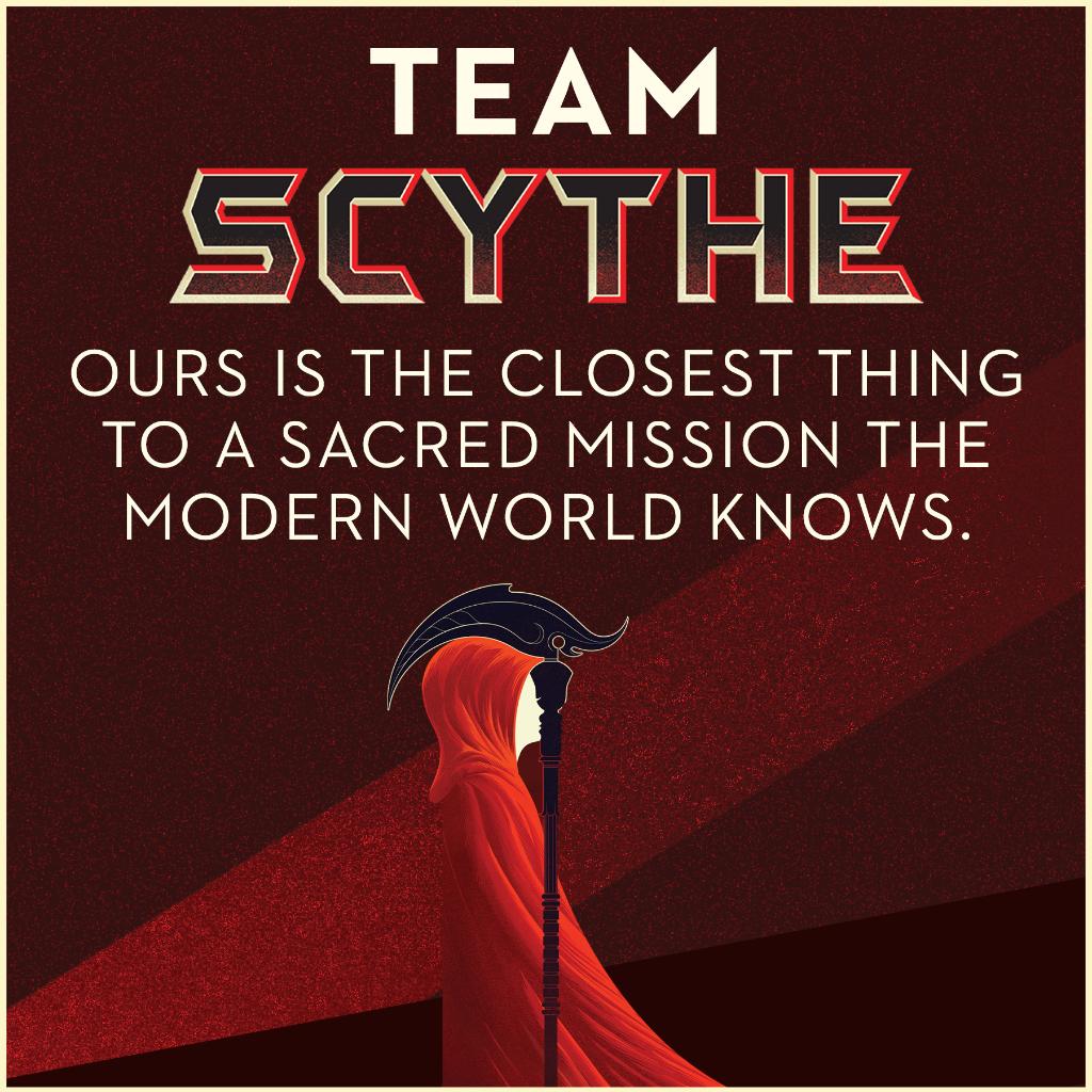 simonteen's tweet photo. The scythedom is divided. The Thunderhead is silent. Who will save humanity in @NealShusterman’s #TheToll? Share your prediction by posting a #TeamScythe or #TeamThunderhead card! https://t.co/0s9VrCjAx4 https://t.co/qAQBBMOdjn