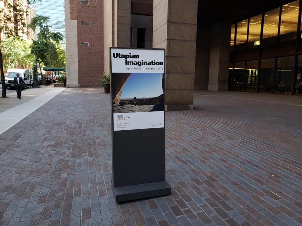 Ford_Gallery's tweet photo. Welcome #UNGA2019! Did you know that our art gallery, a short walk from the U.N., is free and open to the public? Come explore our sci-fi-themed exhibition, #UtopianImagination! (Please enter at 43rd Street through Sept. 27) #UnWeek https://t.co/vUo3Yehgi1