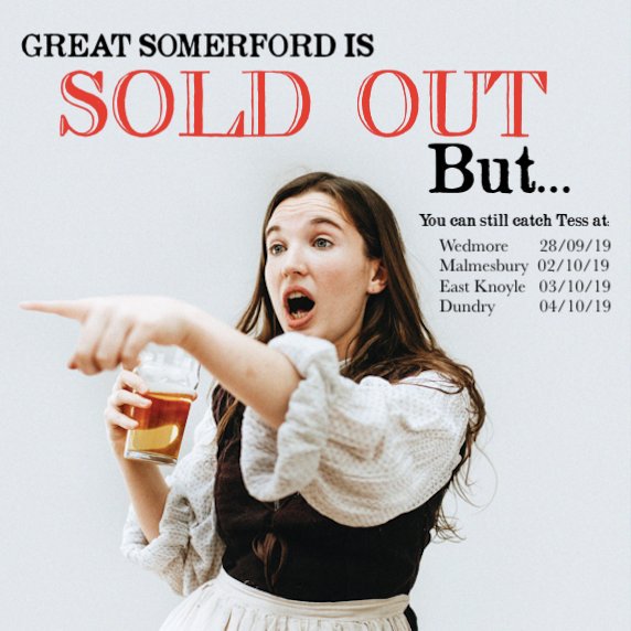OndervindenUK's tweet photo. Our Great Somerford performance is #SOLDOUT but you can still catch our Tess at Wedmore, Malmesbury, East Knoyle and Dundry! Visit https://t.co/ofMW5248IE for tickets and info! #ruraltouring #ruraltheatre #tess #success https://t.co/2qJmBp4mdI