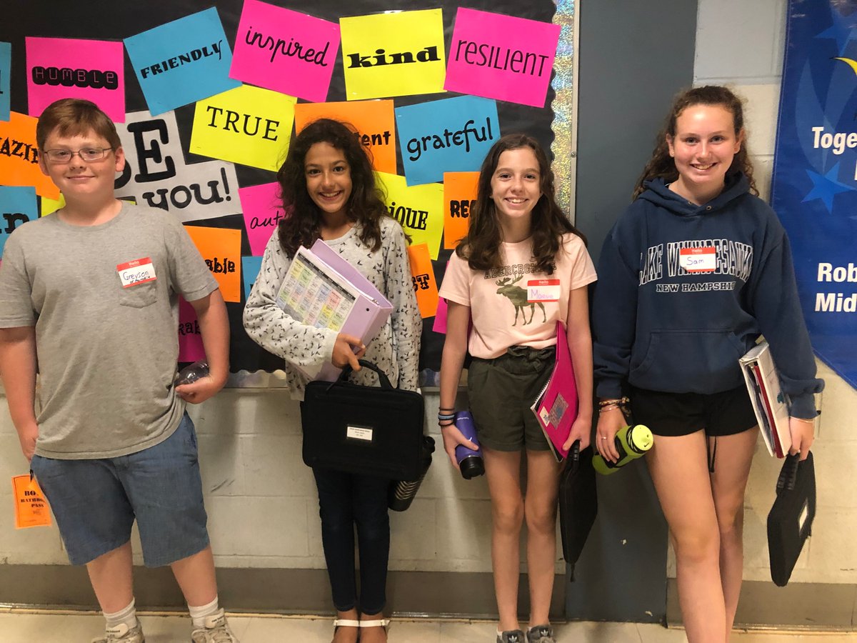 adamsguidance1's tweet image. RAMS is kicking off #StartWithHello week by encouraging everyone to say hello and celebrate kindness in an effort to reduce social isolation. Today, all students and staff are wearing name tags so it's easy to say hello! @sandyhook @RAMShollistonPS