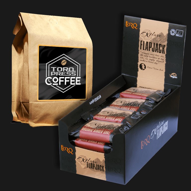 Purchasing a box of caramel latte gels or explore flapjacks qualifies for a free 150g sample bag of TORQ Press Coffee. Try this the TORQ Flapjacks for £33 only! 

torqfitness.co.uk/product/torq-e…